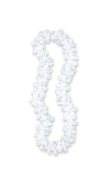 Flower Lei 40in White - Tiger Feet Ireland