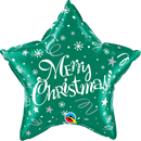 Foil Balloon 20" Star Merry Christmas - Tiger Feet Ireland