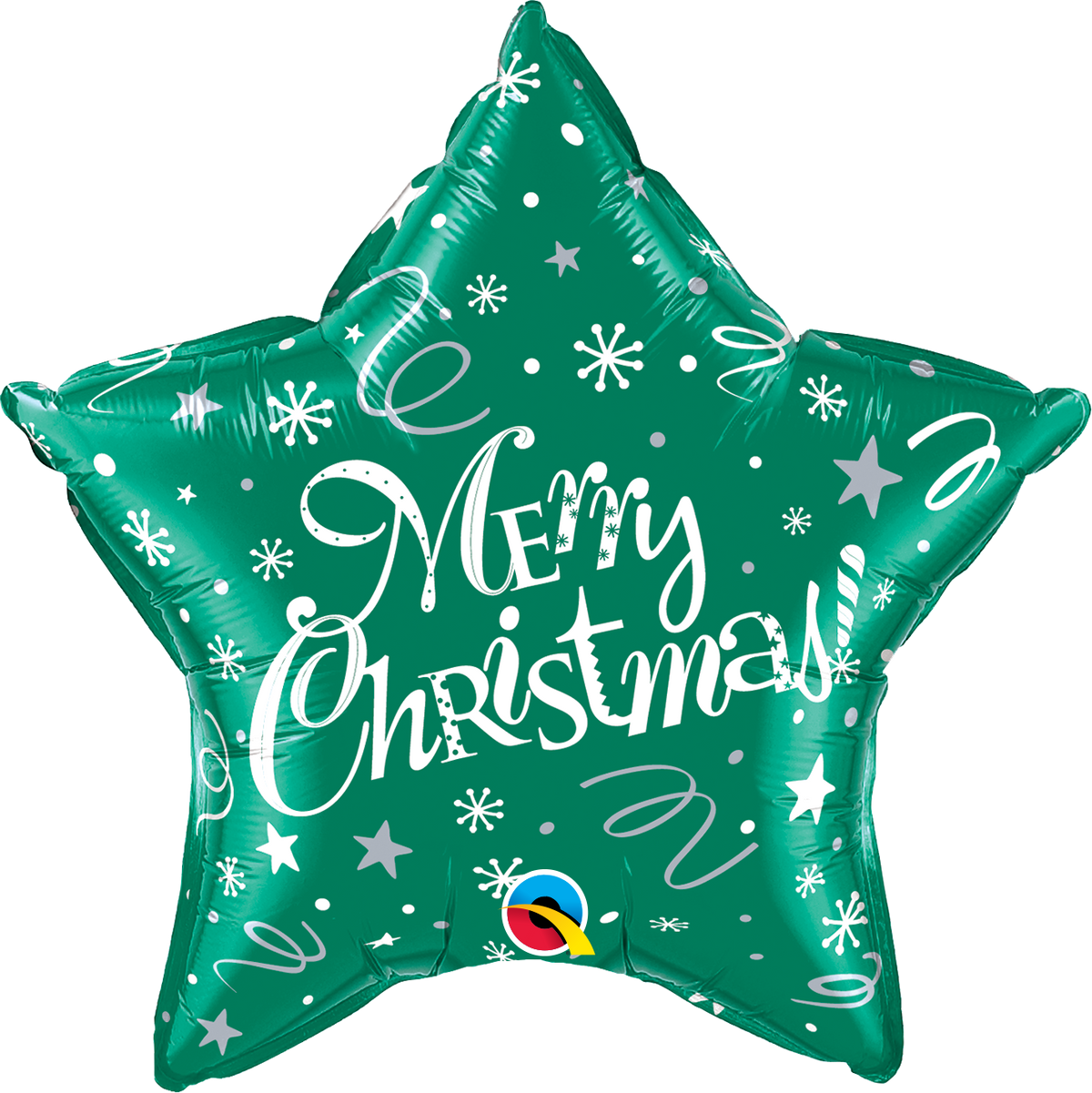 Foil Balloon 20" Star Merry Christmas - Tiger Feet Ireland