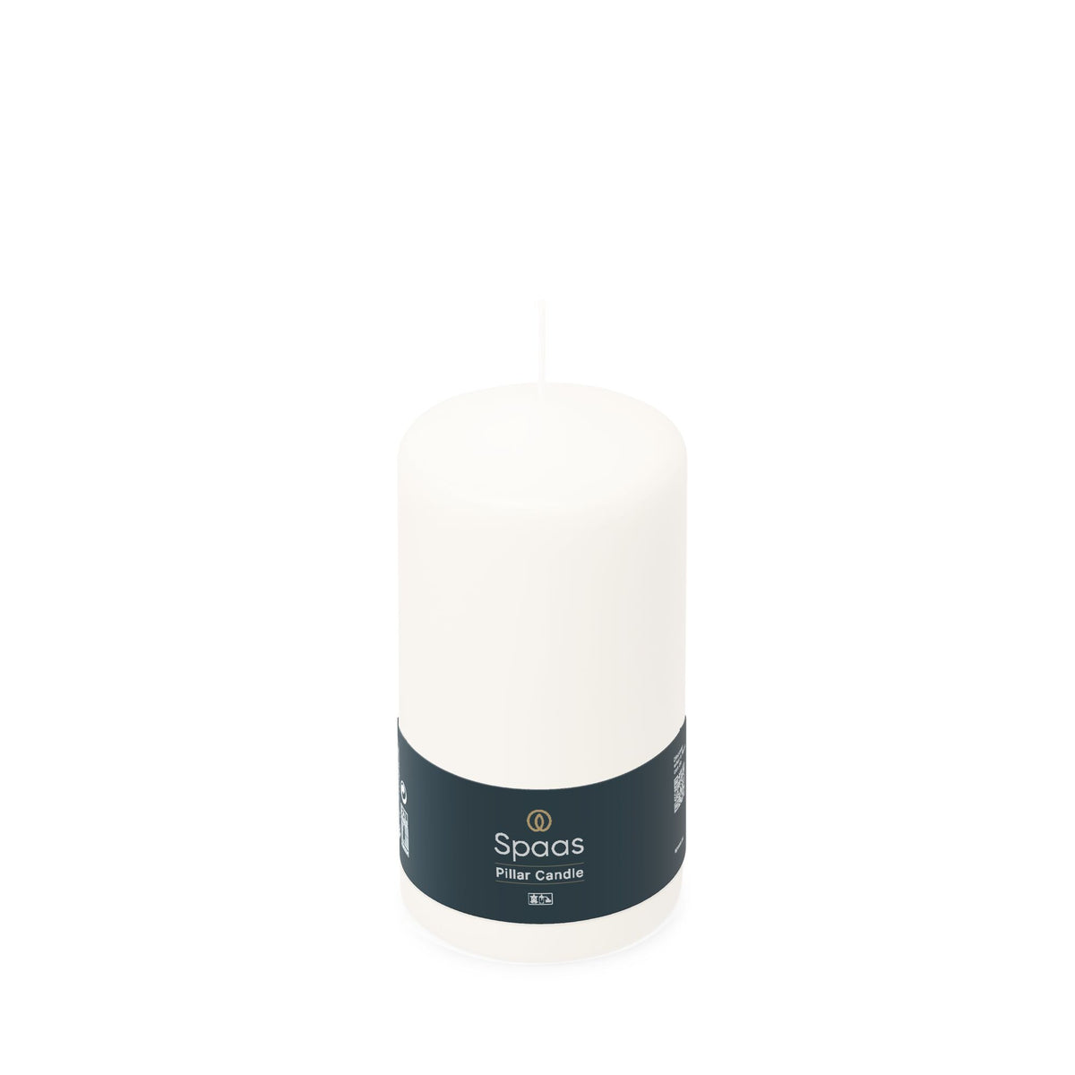 Pillar Candle 80/150 White - Tiger Feet Ireland