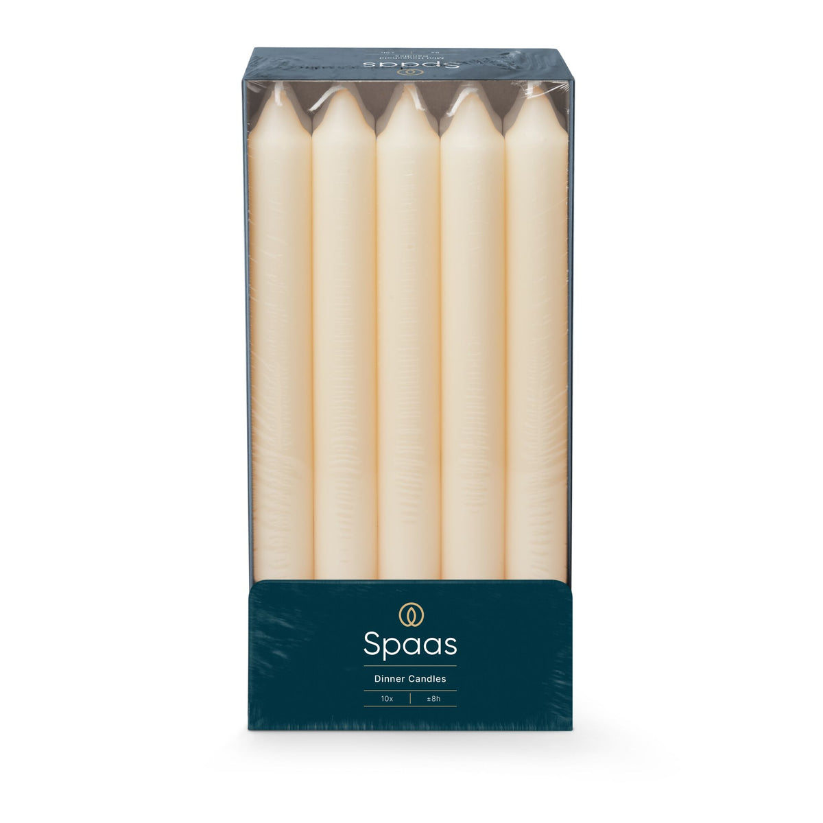 10pk 8hr. Household Candle 21/240 Ivory - Tiger Feet Ireland