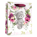 6pk Giftbags Medium Bear with Floral - Tiger Feet Ireland