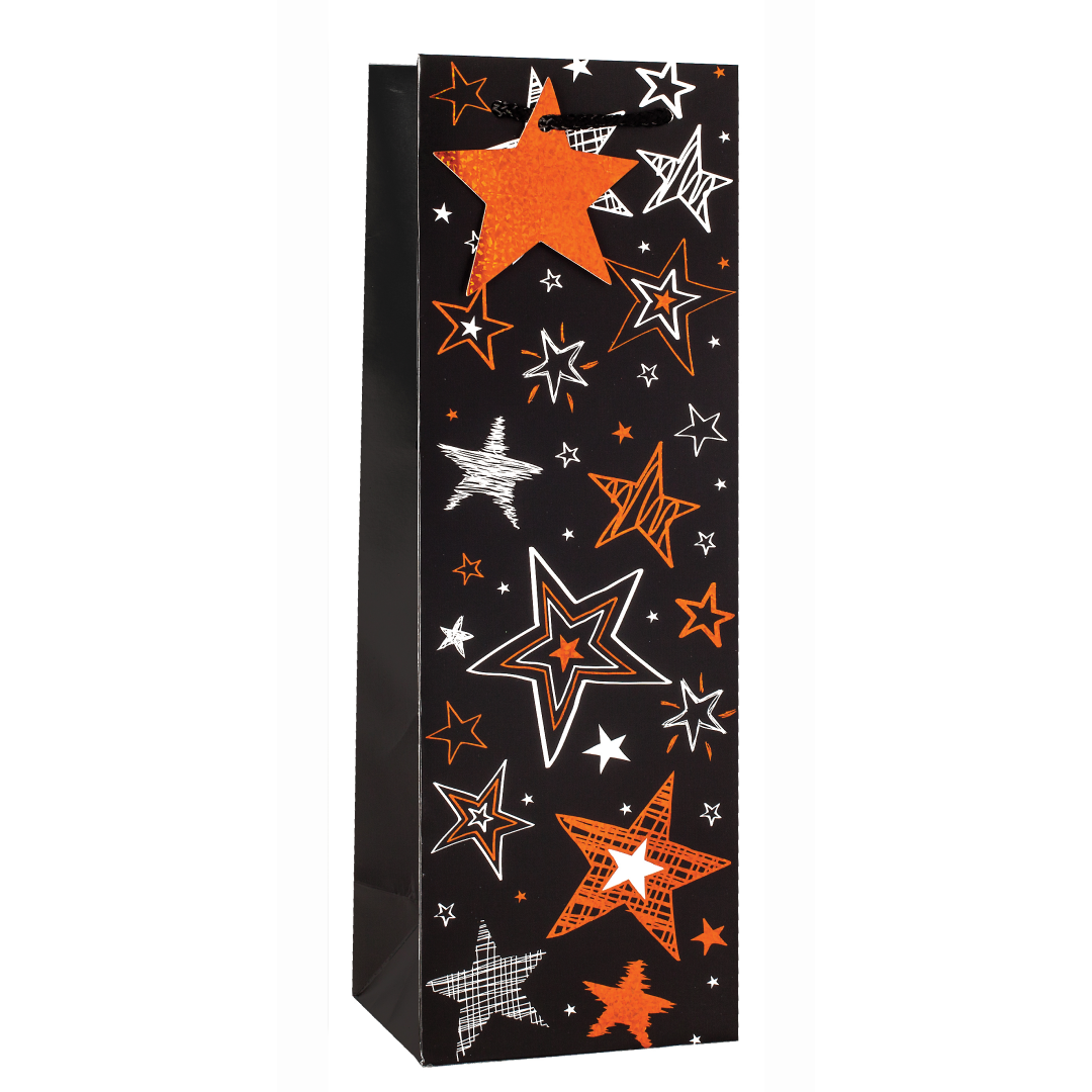 6pk Giftbags Bottle Stars - Tiger Feet Ireland