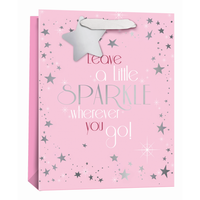 6pk Giftbags Medium Pretty Pink - Tiger Feet Ireland