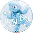 Bubble Balloon 24" Baby Blue Bear - Tiger Feet Ireland