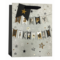 6pk Giftbags Large Happy Birthday - Tiger Feet Ireland