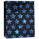6pk Giftbags Large Dark Blue Stars - Tiger Feet Ireland