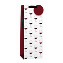6pk Giftbags Bottle Wine Glasses - Tiger Feet Ireland