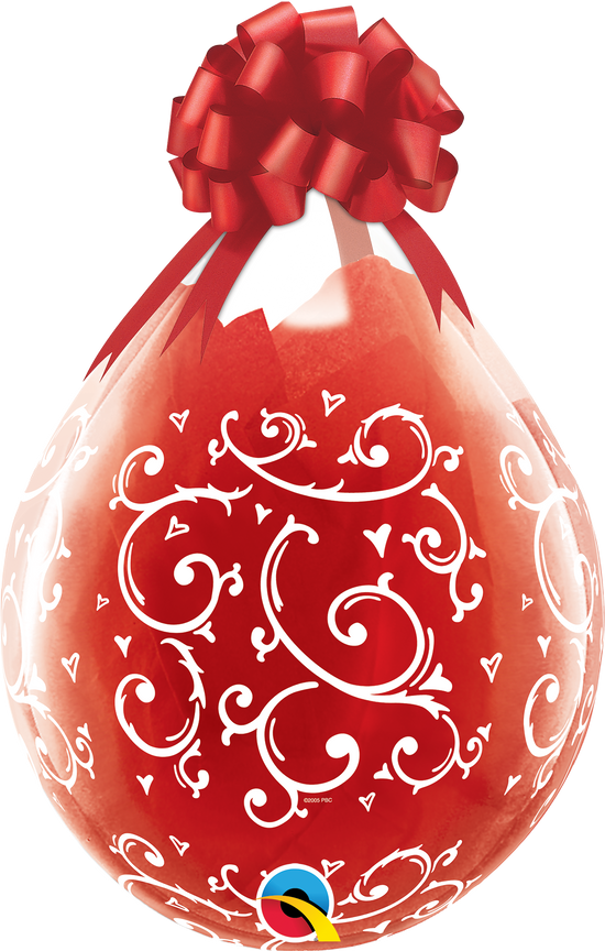 25ct Latex Balloons 18" Stuffing Filigree