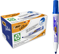 12pk BIC Velleda 1701 Whiteboard Marker Blue - Tiger Feet Ireland
