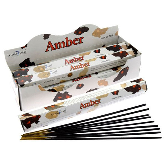 6pk Stamford Incense Sticks Amber