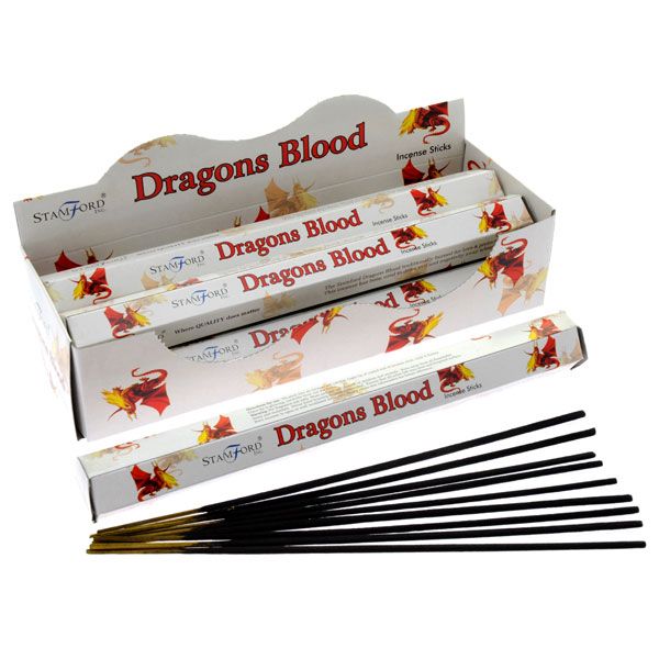 6pk Stamford Incense Sticks Dragons Blood - Tiger Feet Ireland