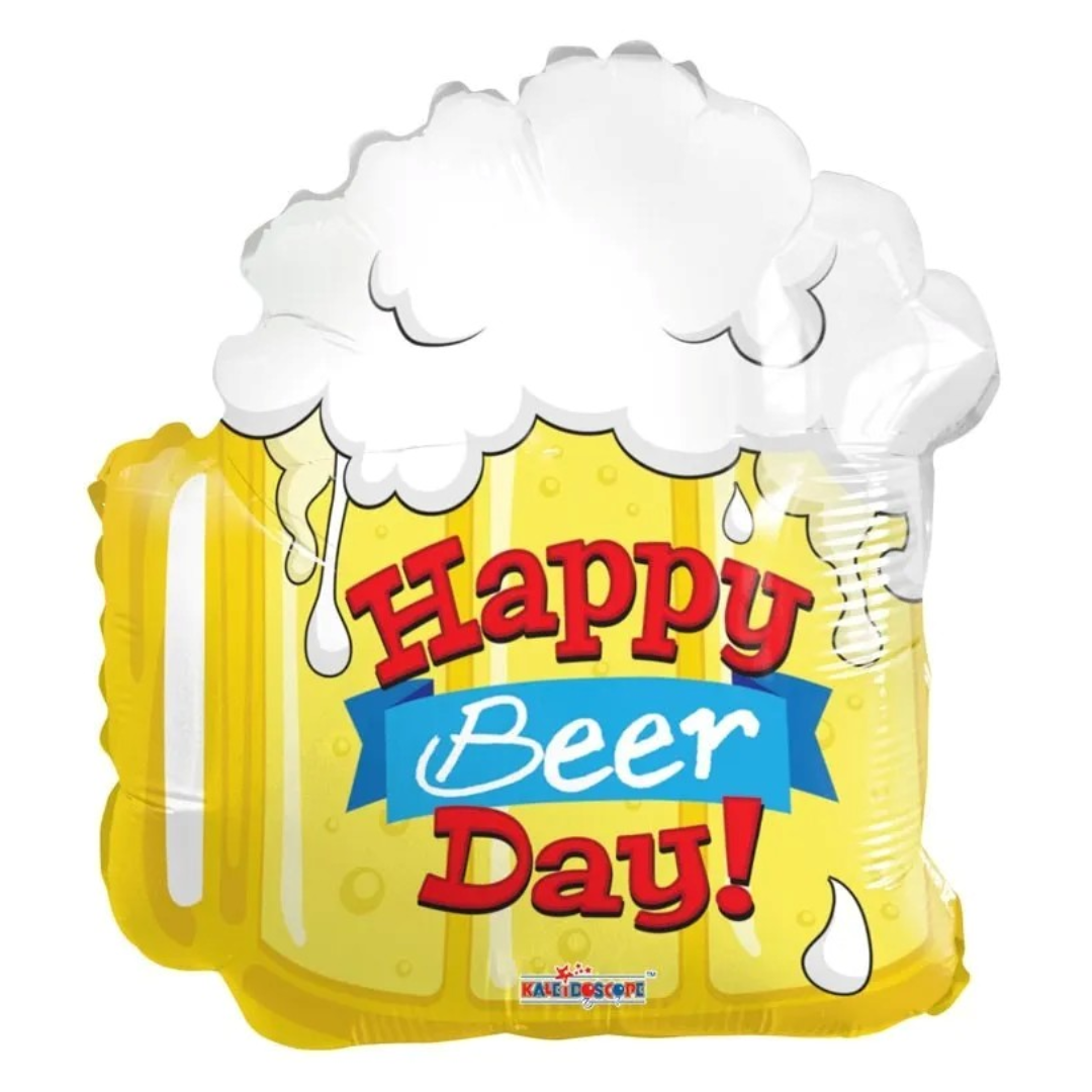 Foil Balloon 18" Happy Birthday - Tiger Feet Ireland