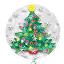 Foil Balloon Insider Christmas Tree - Tiger Feet Ireland
