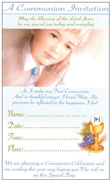 12pk Communion Invite Cards