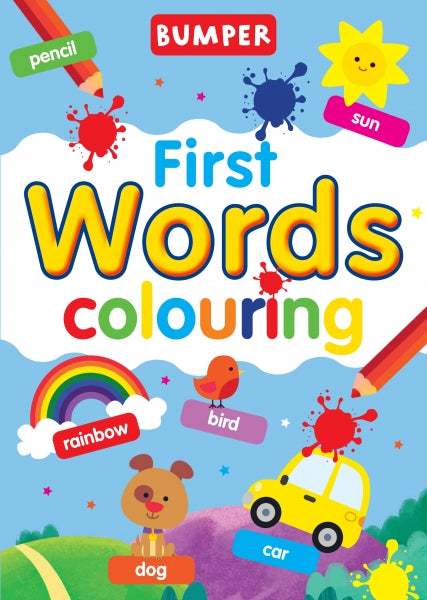 Bumper First Words Colouring - Tiger Feet Ireland