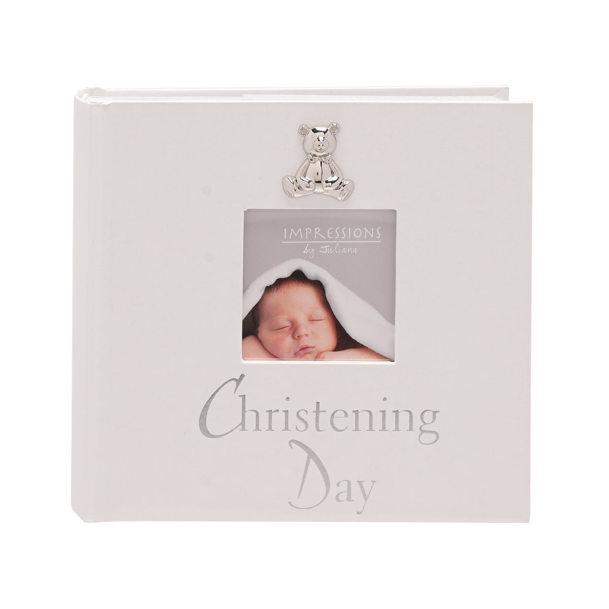 Christening Pearlised Photo Album 4"x6" - Tiger Feet Ireland