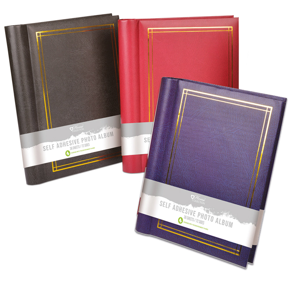 3pk Self Adhesive Photo Album 36 Sheets - Tiger Feet Ireland