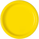 16ct Paper Plates 9" Round Neon Yellow - Tiger Feet Ireland