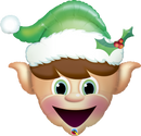 Foil Balloon 35" Supershape Elf - Tiger Feet Ireland