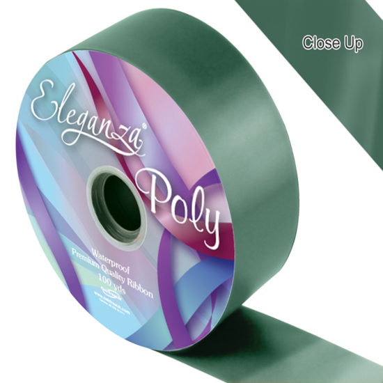 Eleganza Rbbn 5cm x 91m Green