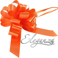 30ct Pull Bows 3cm Orange - Tiger Feet Ireland