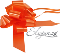 20pc Eleganza Pull Bows 5cm Orange - Tiger Feet Ireland