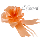 20pc Eleganza Pull Bows 5cm Peach - Tiger Feet Ireland