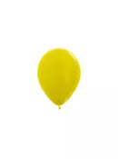 Sempertex Metallic Yellow 5" Latex Balloons 100pk