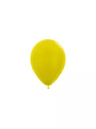 Sempertex Metallic Yellow 5" Latex Balloons 100pk