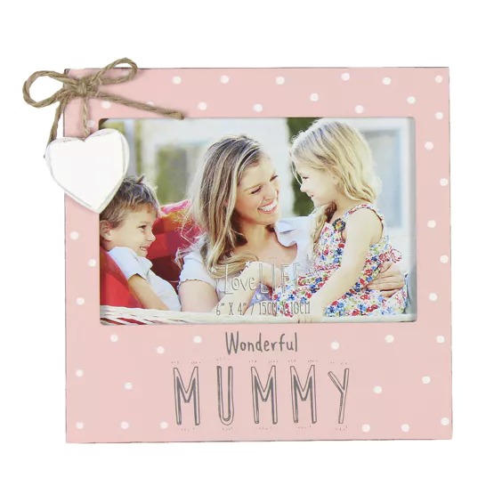 Love Life Photo Frame 6"x4" Wonderful Mummy - Tiger Feet Ireland