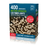 LED Timer Lights 400 Warm White