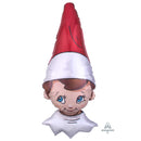 Foil Balloon 38" Supershape Elf on the Shelf - Tiger Feet Ireland