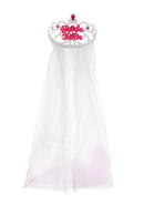 Bride to Be Tiara with Veil - Tiger Feet Ireland