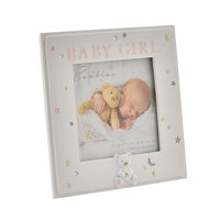 Bambino Resin Photo Frame Baby Girl 4"x4" - Tiger Feet Ireland