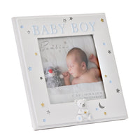 Bambino Resin Photo Frame Baby Boy 4"x4" - Tiger Feet Ireland
