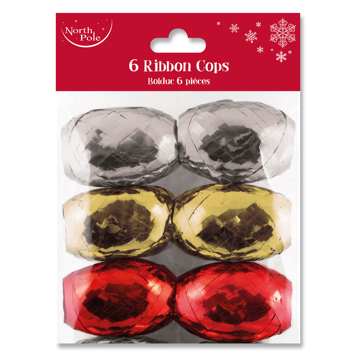 6pcs Ribbon Cops Mixed 12pk - Tiger Feet Ireland