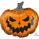 Foil Balloon 29" Supershape Hallows Eve Pumplin - Tiger Feet Ireland