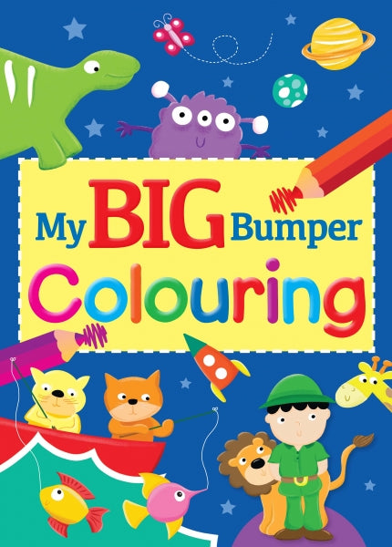 My Big Bumper Colouring Blue - Tiger Feet Ireland
