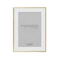 Brushed Brass Finish Photo Frame 4"x6" - Tiger Feet Ireland