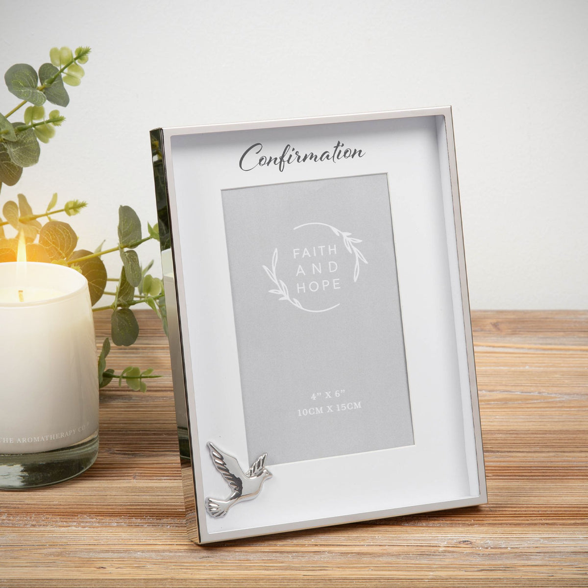 Faith & Hope Confirmation Photo Frame 4"x6" - Tiger Feet Ireland