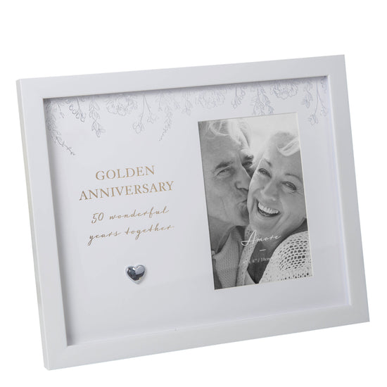 Amore Golden Anniversary Frame 4"x6
