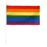 50pk Pride Hand Flag 29x17cm - Tiger Feet Ireland