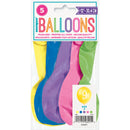 5ct Latex Balloon 12in Round Age 9 - Tiger Feet Ireland