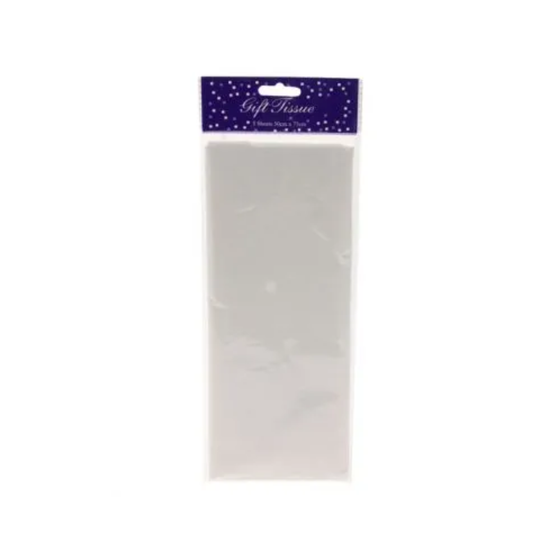 5 Sheets Retail Tissue Paper White