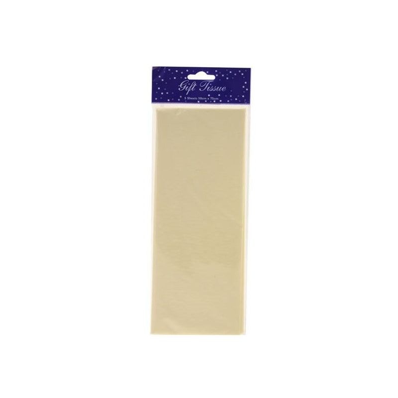 5 Sheets Retail Tissue Paper Cream - Tiger Feet Ireland
