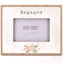 Love Story Phot Frame 6"x4" Engaged - Tiger Feet Ireland