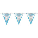 12pk 9ft Flag Banner Blue 1st Holly Communion - Tiger Feet Ireland