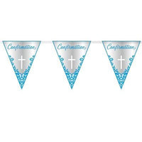 12pk 9ft Flag Banner Confirmation Blue Cross - Tiger Feet Ireland