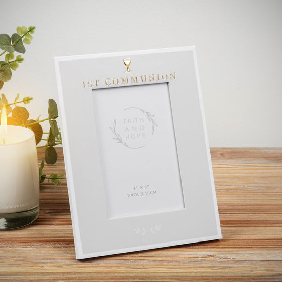 Faith & Hope 1st Communion Frame 4" x 6